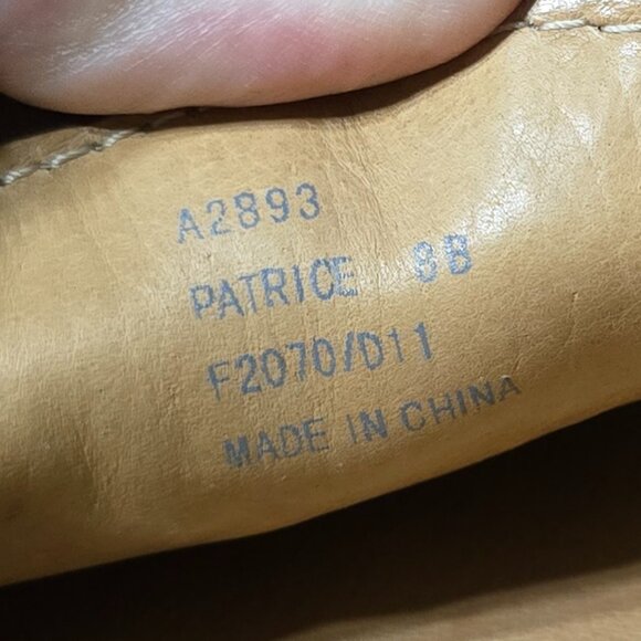 COACH (8B) Patrice A2893 Soft Tumbled Chestnut Slip In Loafers - Picture 12 of 13